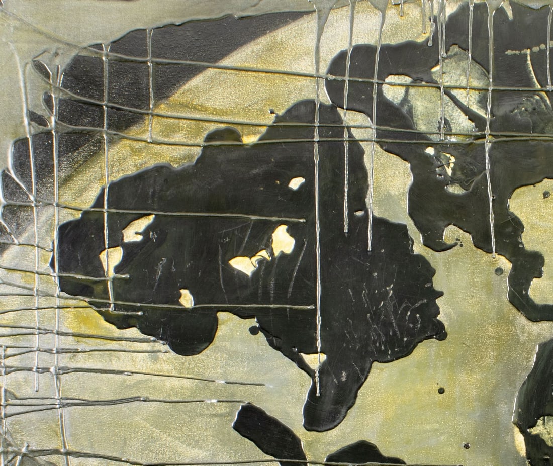 Pios Rodaman (FL,Brazil,b 1953) mixed media painting - 6