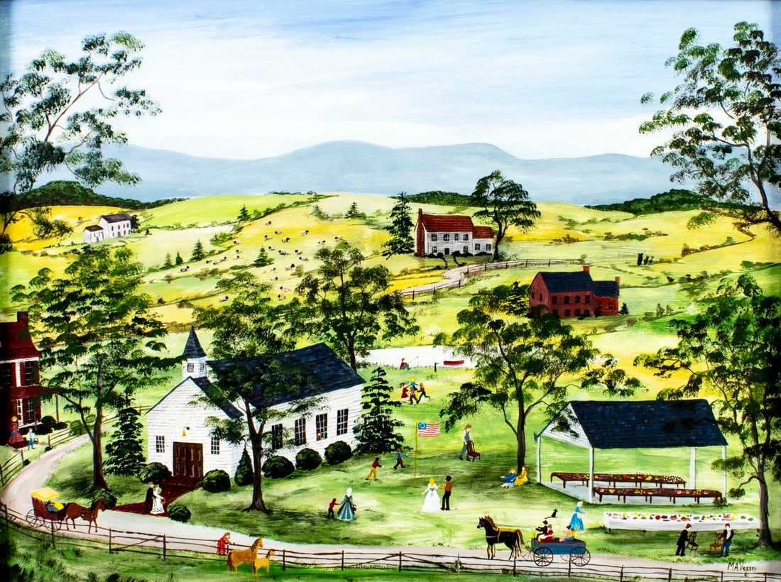 Mary Ann Vessey (VA,20C) oil painting (1 of 13)