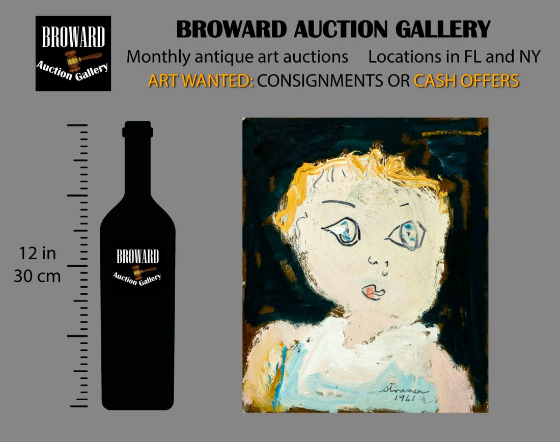 Sterling Strauser (PA,1907-1995) oil painting - 2