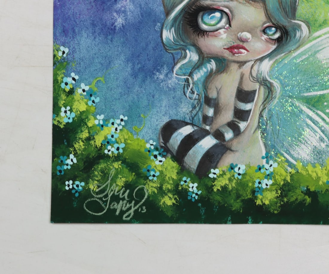 Sour Taffy (US,20/21C) mixed media painting - 10