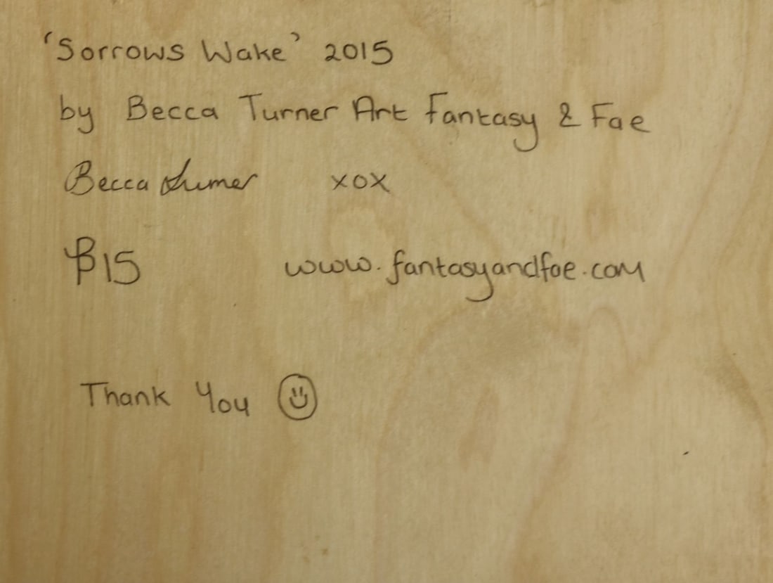 Becca Turner (UK,20/21C) acrylic painting - 13