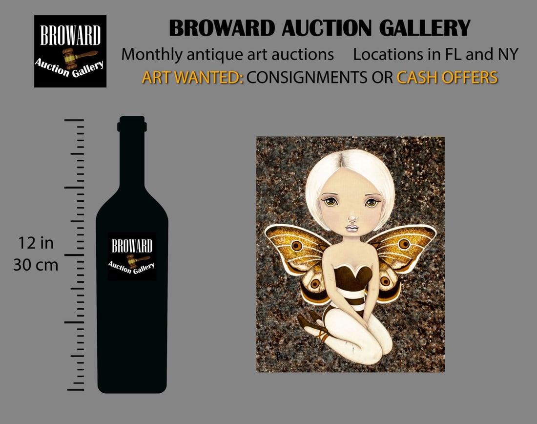 Becca Turner (UK,20/21C) acrylic painting - 2