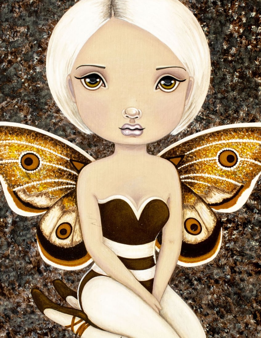 Becca Turner (UK,20/21C) acrylic painting - 5