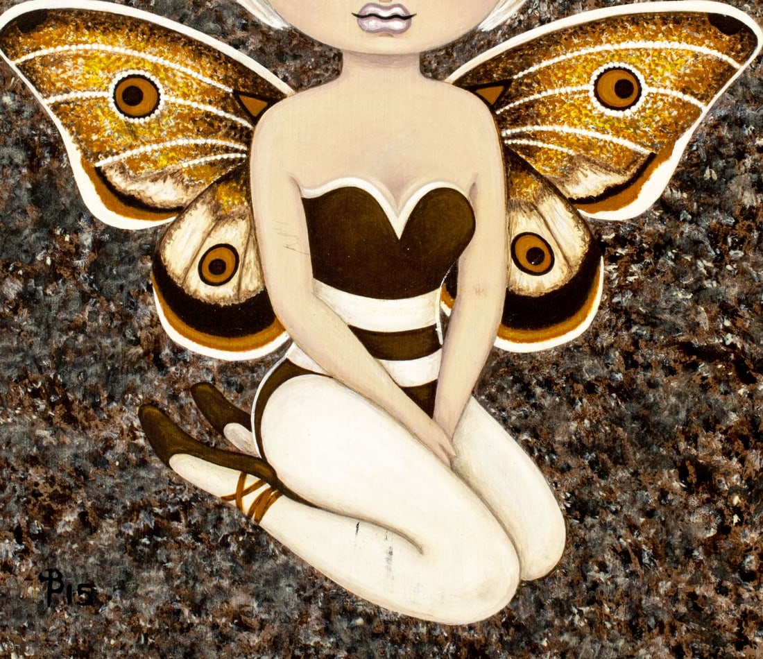 Becca Turner (UK,20/21C) acrylic painting - 7