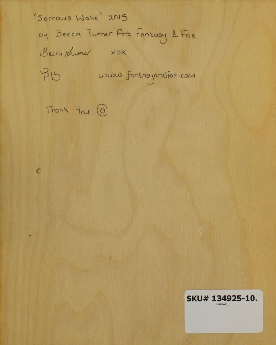 Becca Turner (UK,20/21C) acrylic painting - 9