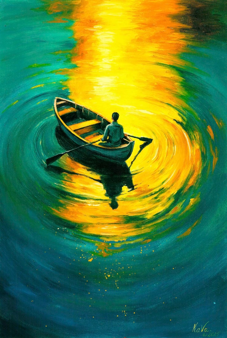 Valeria Kaydan (Ukraine,20/21C) oil painting (1 of 12)