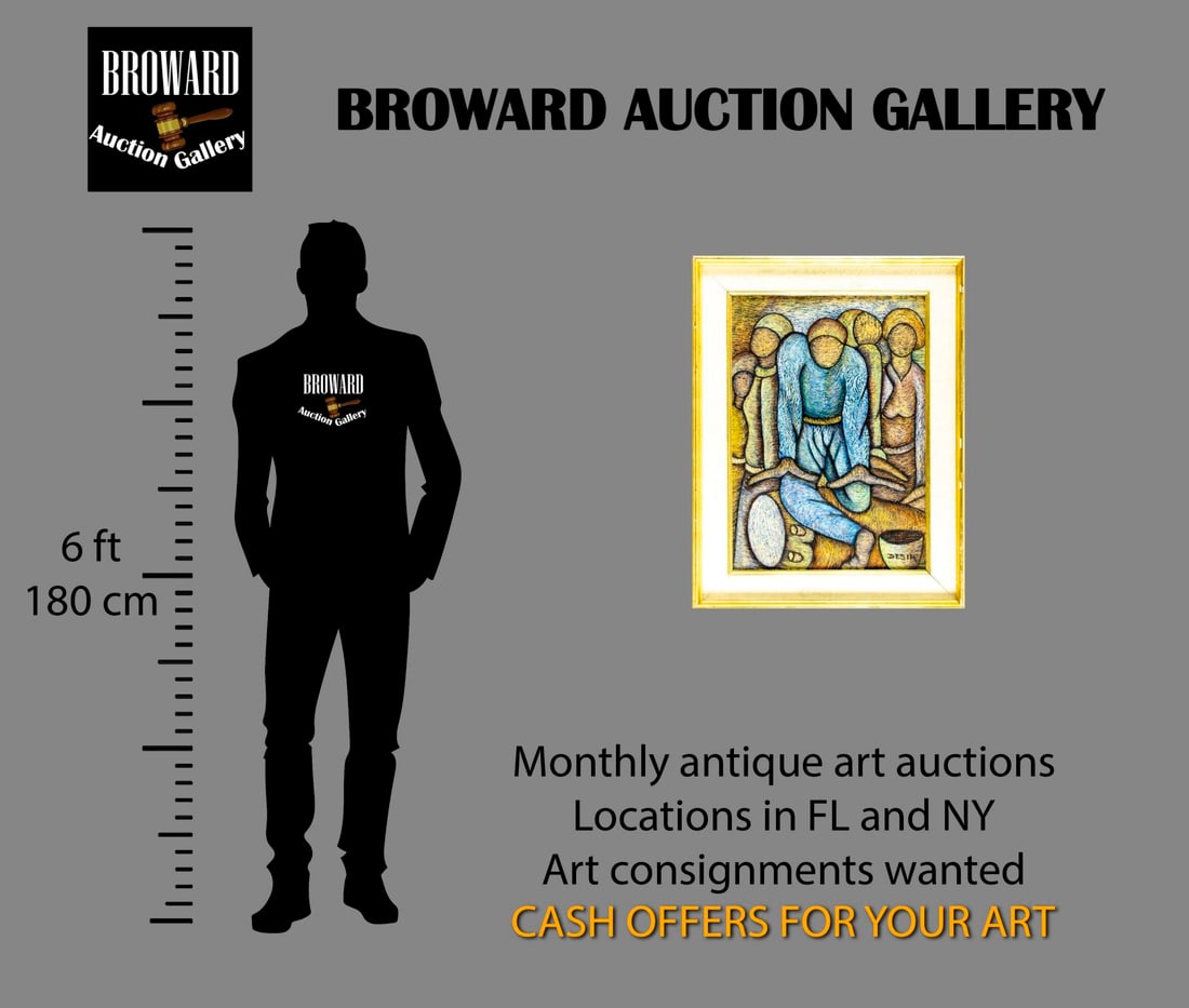 Marcel Desir (Haiti,20C) oil painting - 2