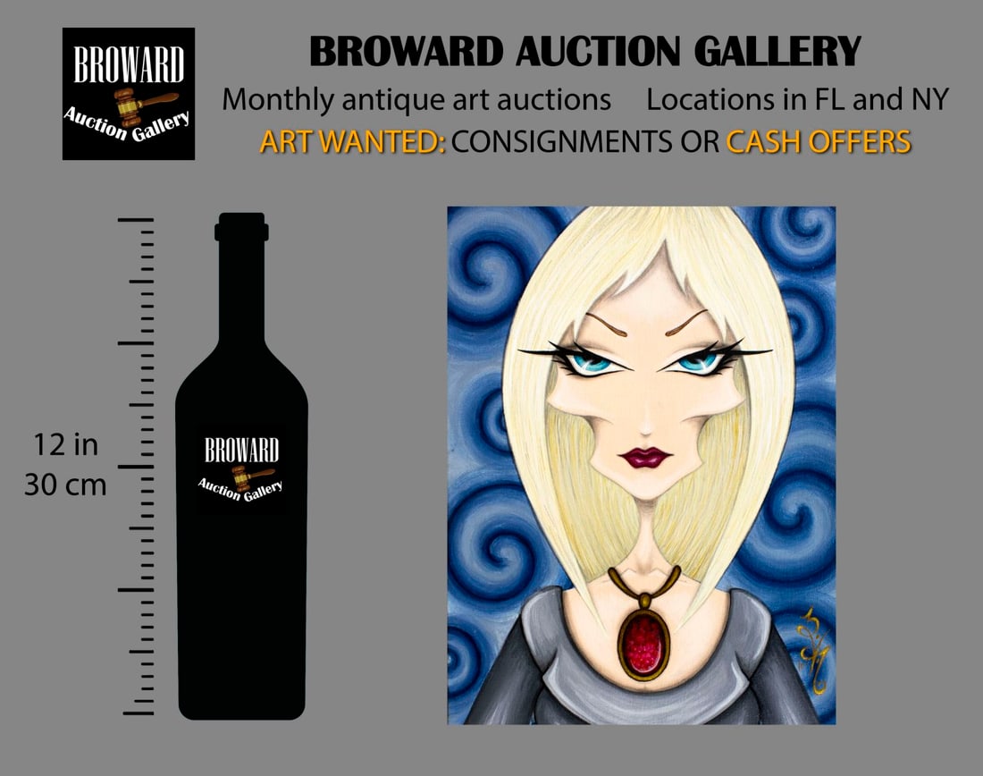 Natalie VonRaven (Canada,20/21C) acrylic painting - 2