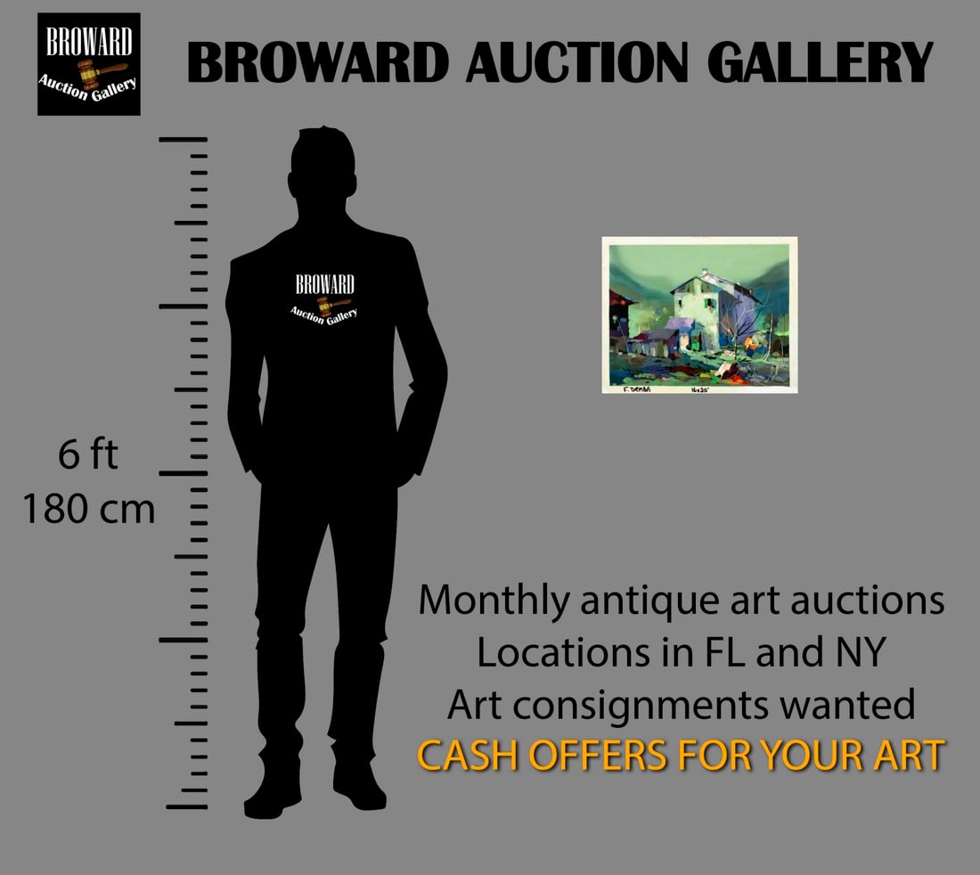 F Demba (Europe,20C) oil painting - 2