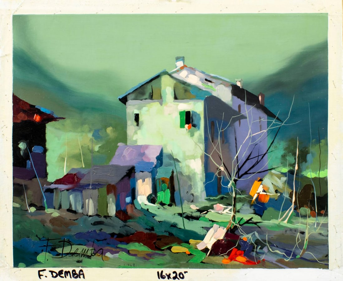 F Demba (Europe,20C) oil painting - 5