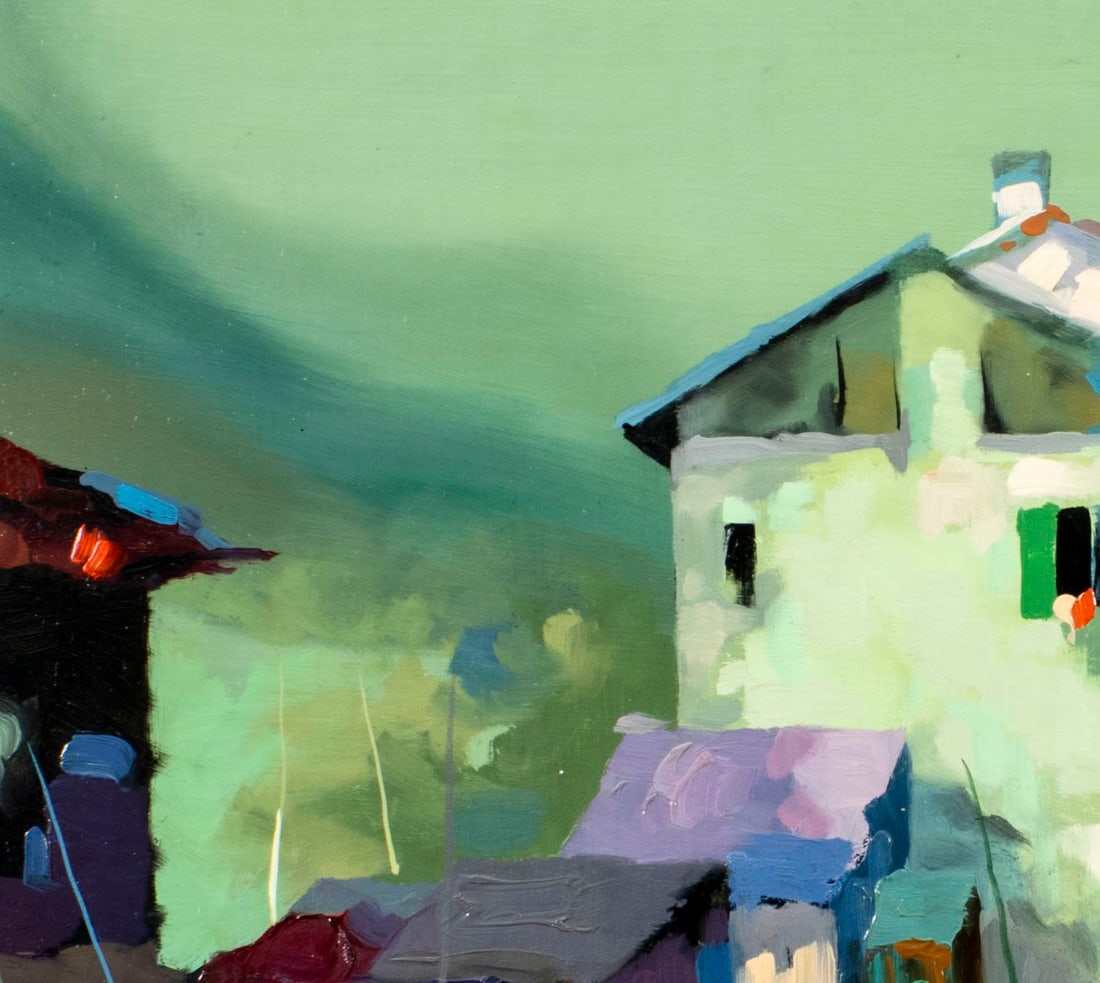 F Demba (Europe,20C) oil painting - 8