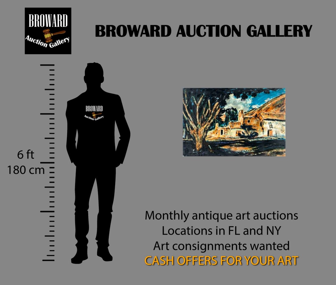 Evelyn Metzger (NY,Brazil,1911-2007) oil painting - 2