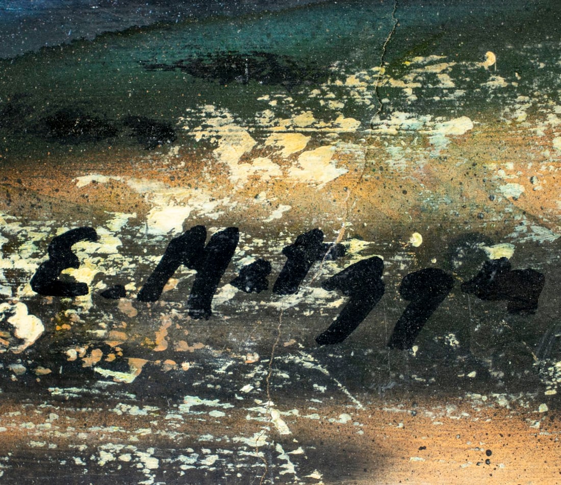 Evelyn Metzger (NY,Brazil,1911-2007) oil painting - 4