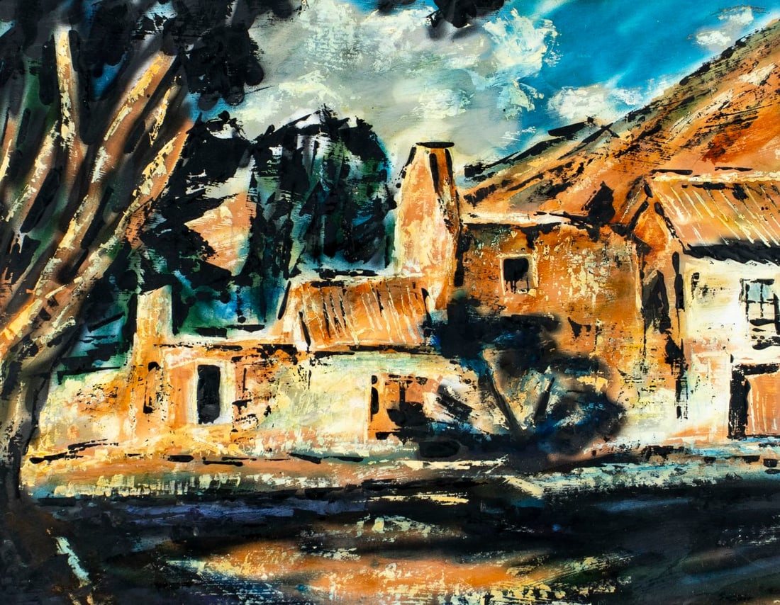 Evelyn Metzger (NY,Brazil,1911-2007) oil painting - 5