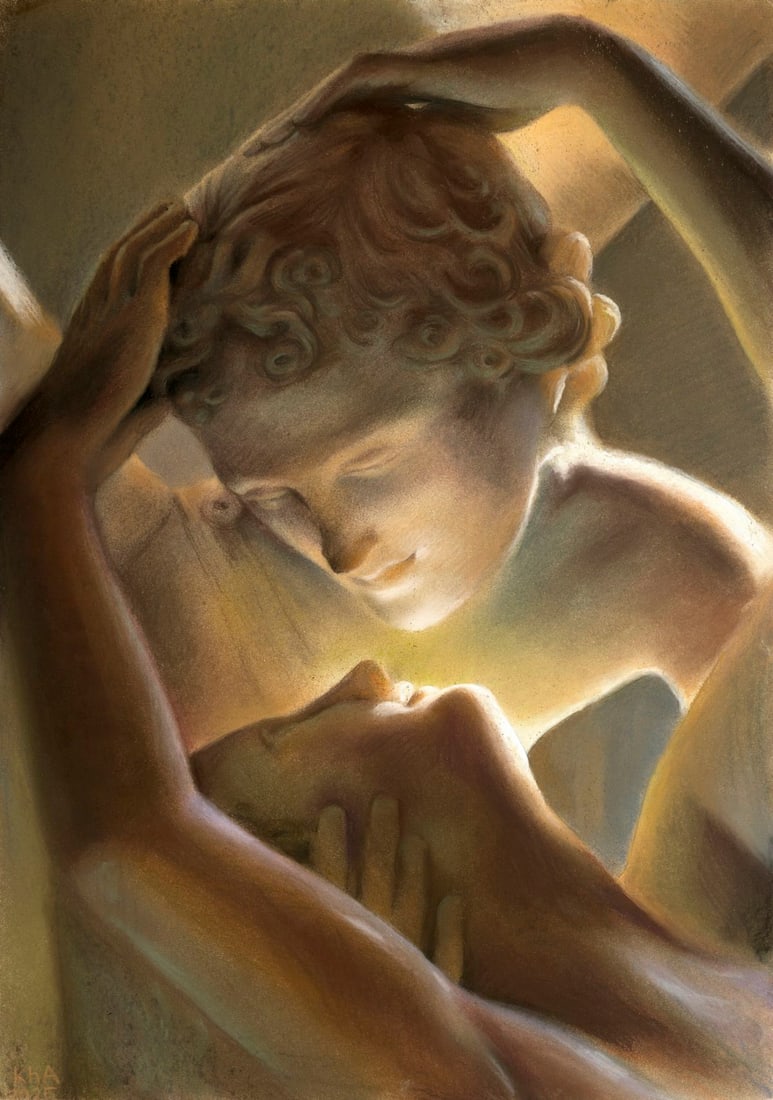 Elena Khafuz (Ukraine,b 1991) pastel painting (1 of 12)