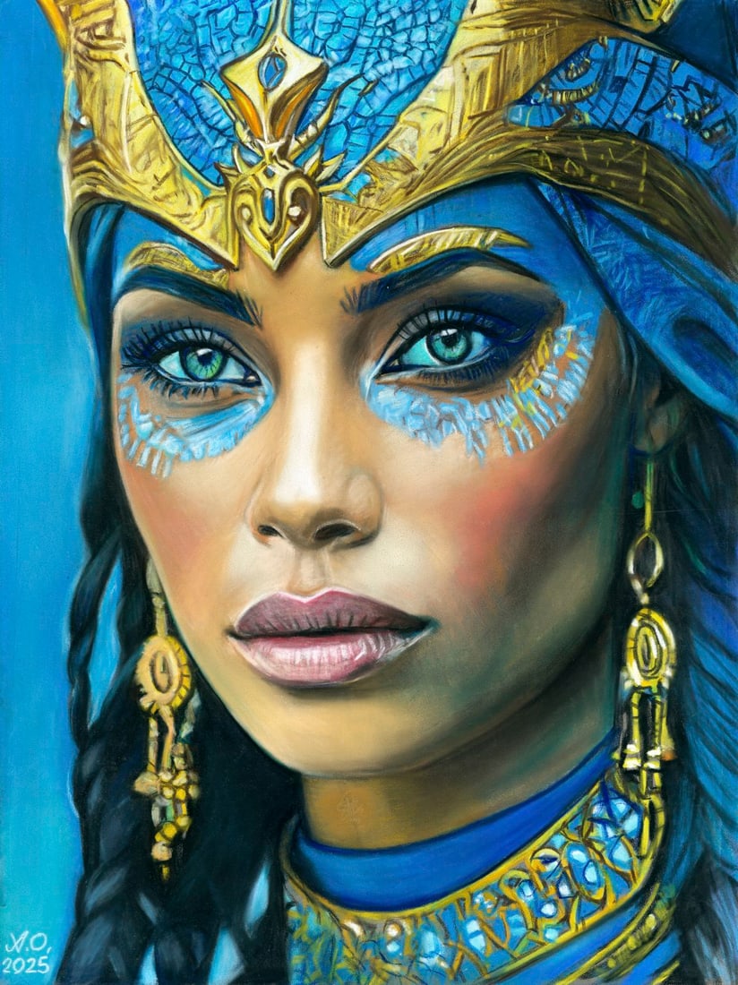 Oleksandr Achkasov (Ukraine,b 1965) pastel painting (1 of 13)