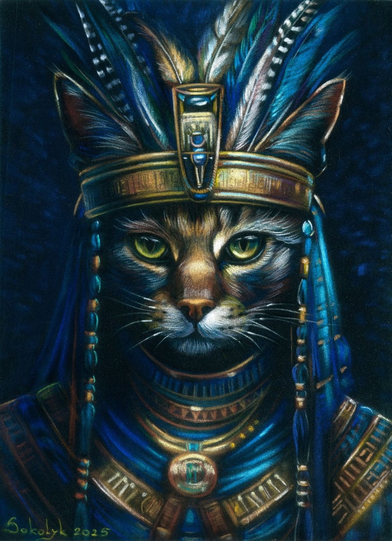 Vira Sokolyk (Ukraine,b 1999) pastel painting - 3