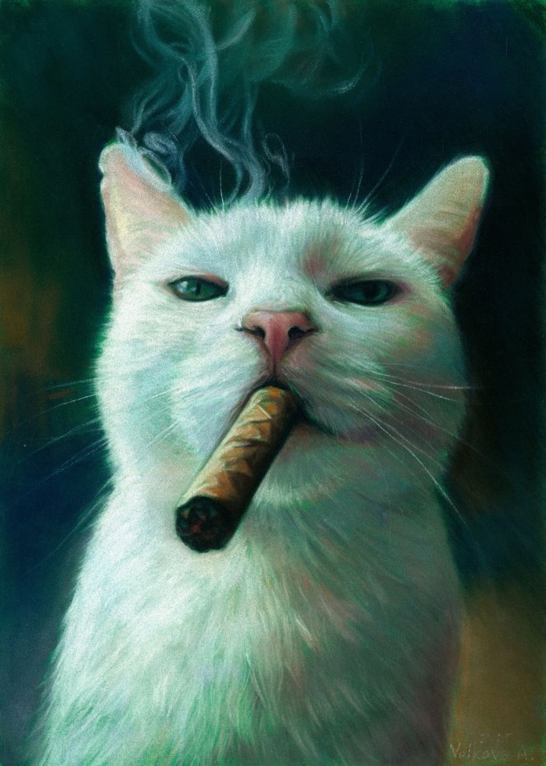 Anna Volkova (Ukraine,20/21C) pastel painting (1 of 10)