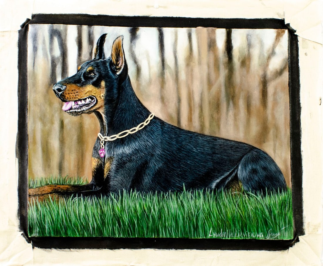 Lyudmila Litvinova (Russia,b 1991) acrylic painting - 3