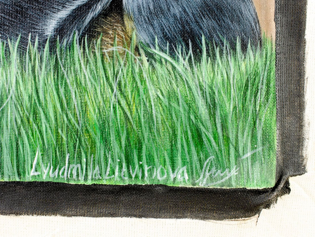 Lyudmila Litvinova (Russia,b 1991) acrylic painting - 4