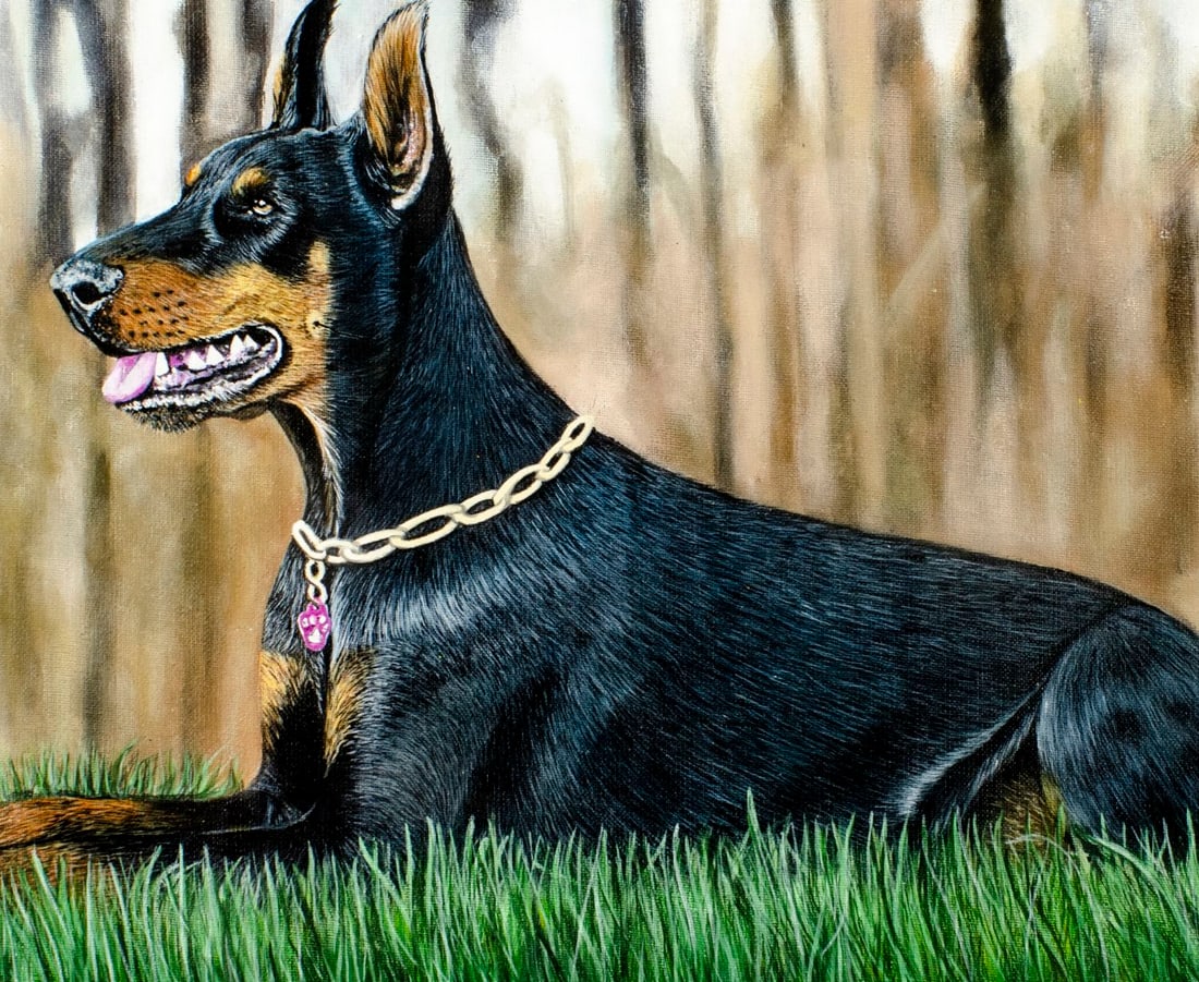 Lyudmila Litvinova (Russia,b 1991) acrylic painting - 5