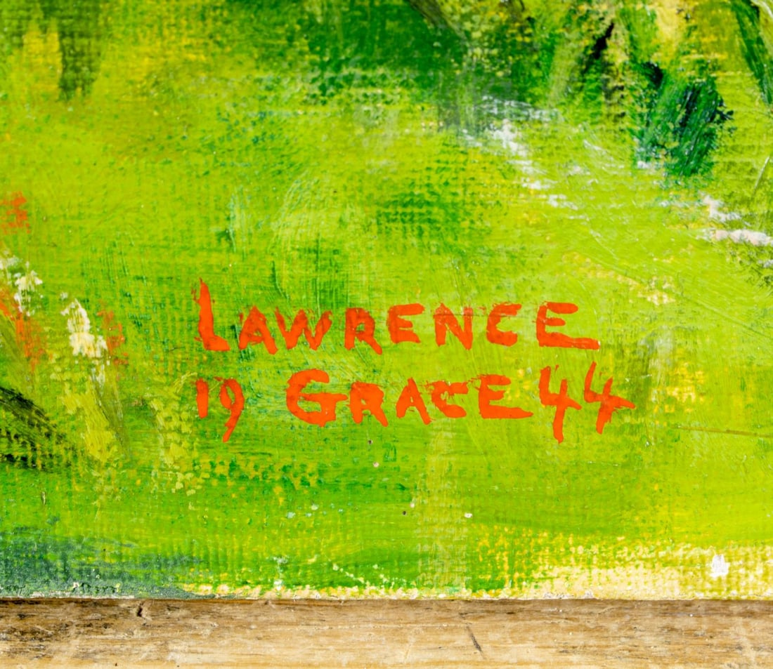 Lawrence Grace (US,mid 20C) oil painting antique - 4