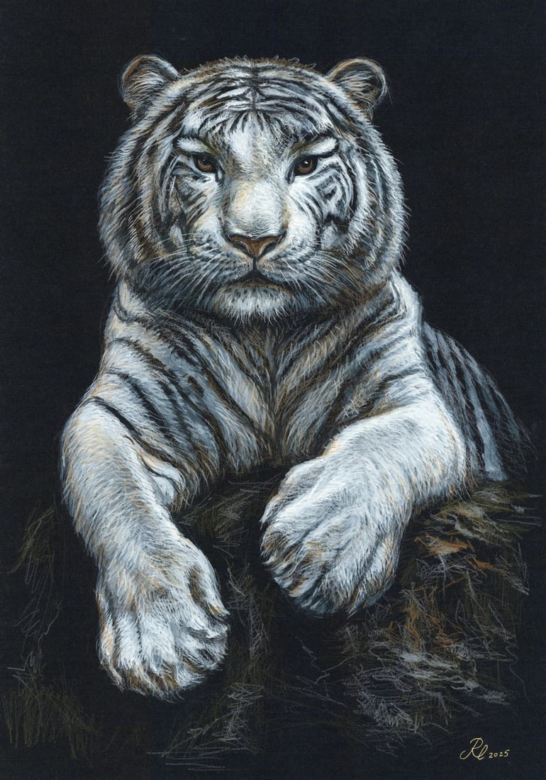 Lyudmila Rudenko (Ukraine,20/21C) mixed media painting (1 of 12)