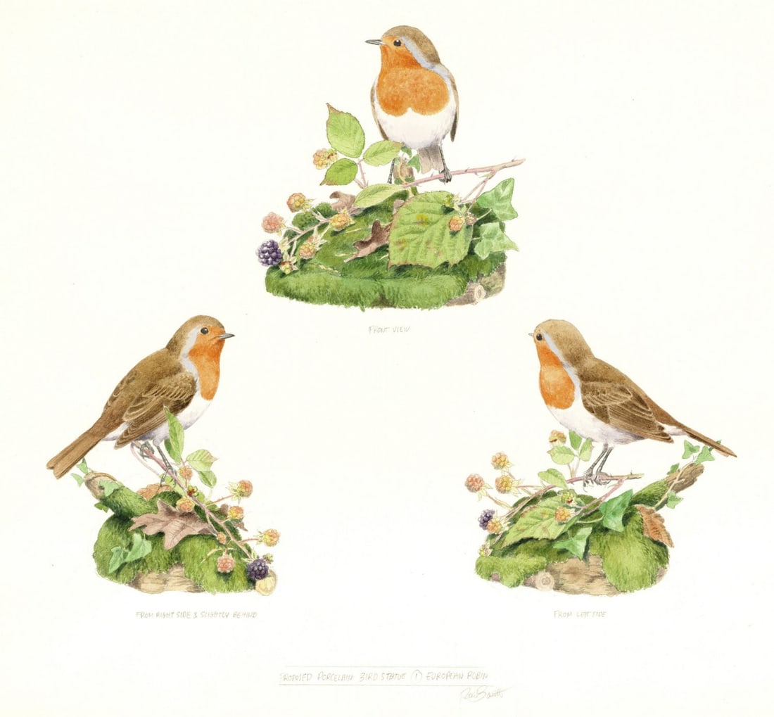 Peter Barrett (UK,1935-?) watercolor painting (1 of 12)