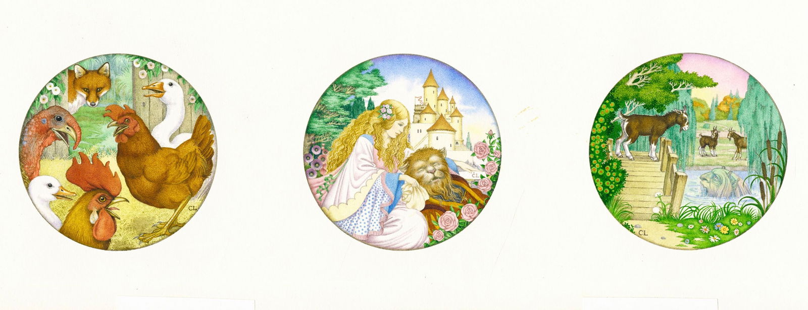 Carol Lawson (UK,20/21C) watercolor painting (1 of 12)