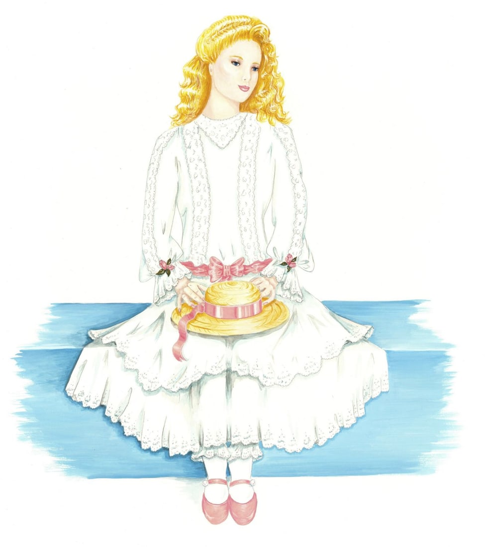 Joyce Reavey (PA,20/21C) gouache painting (1 of 11)