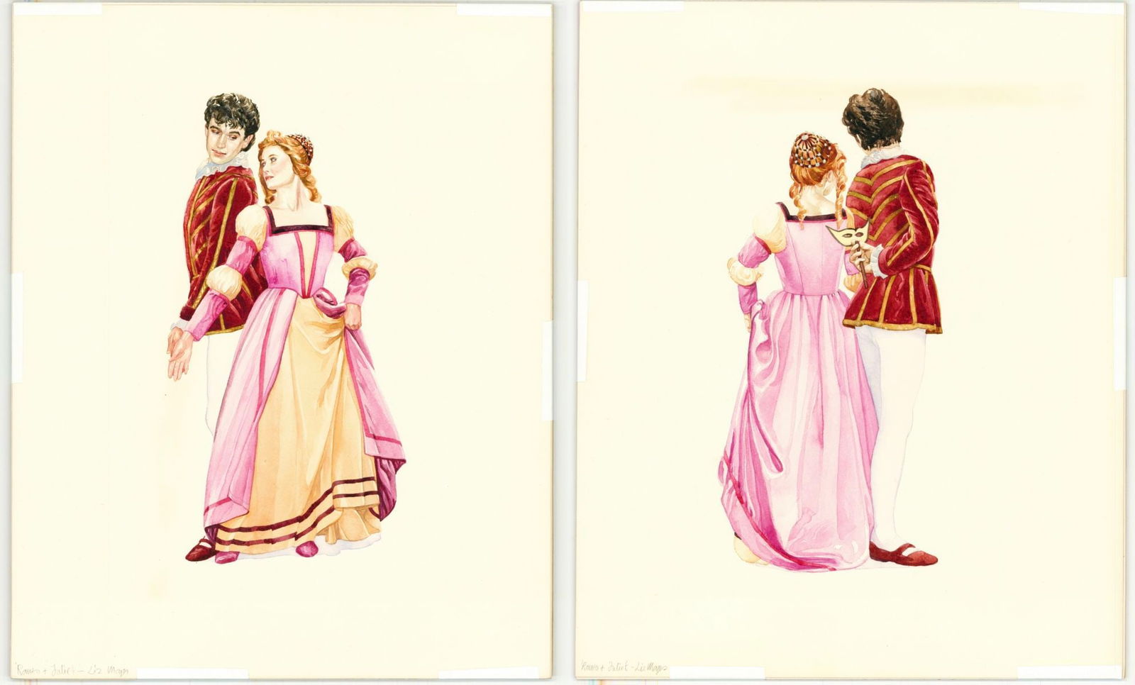 Liz Moyes (US,20C) watercolor painting (1 of 14)