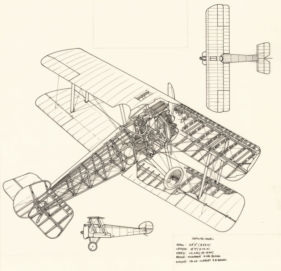 John Batchelor (UK,1936-2019) ink painting (1 of 12)