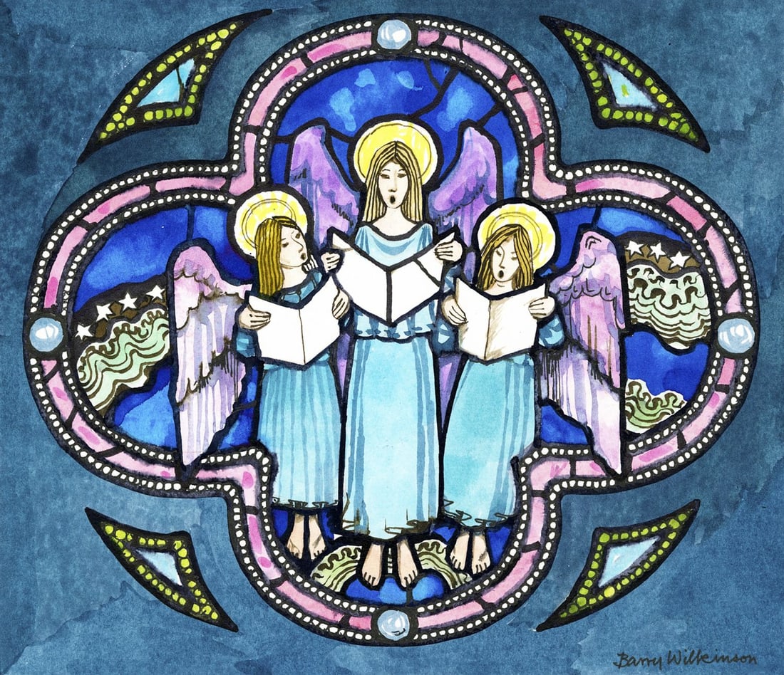 Barry Wilkinson (UK,1923-2007) watercolor painting (1 of 12)