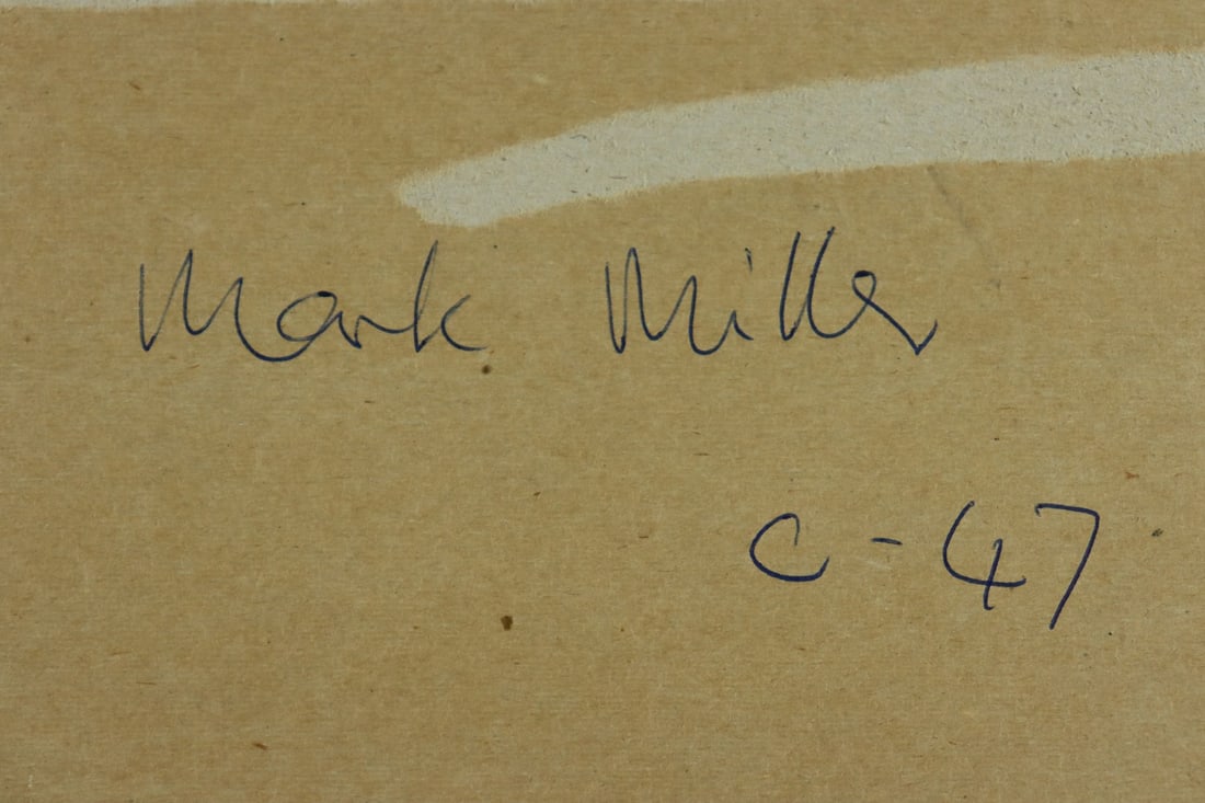 Mark Miller (NY,CA,NC,1919-2008) gouache painting - 13