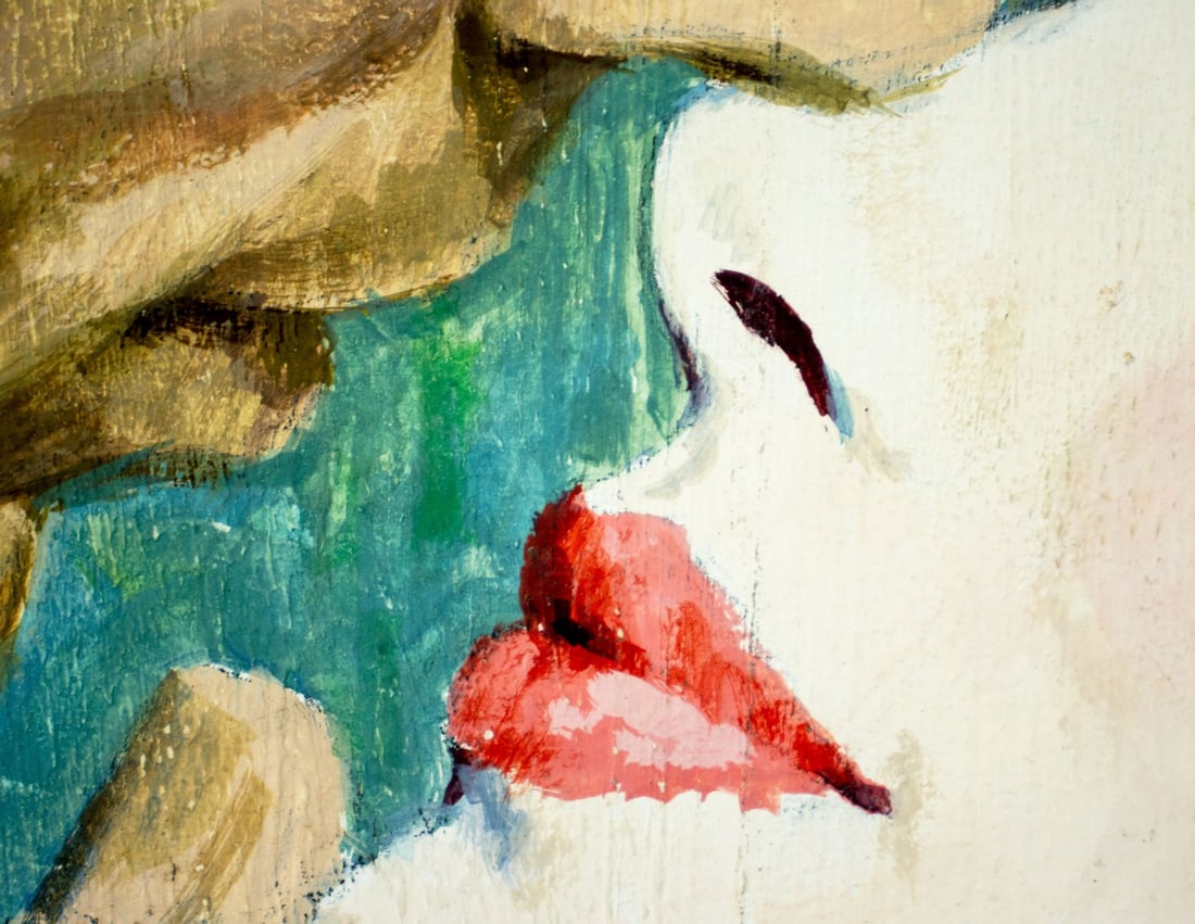 Mark Miller (NY,CA,NC,1919-2008) gouache painting - 8