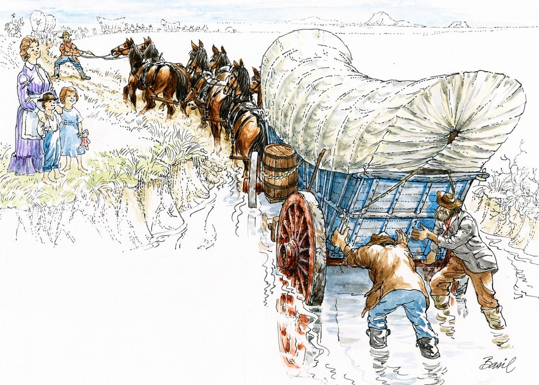 Basil Smith (UK,1925-2010) watercolor painting (1 of 13)