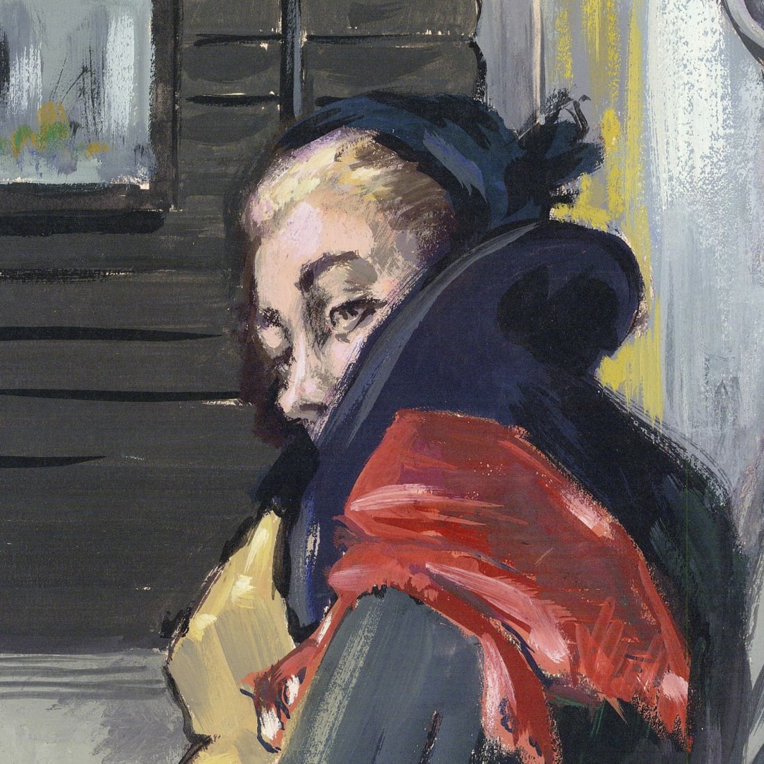 Charles Yeiser (NY,1925-2005) gouache painting - 5