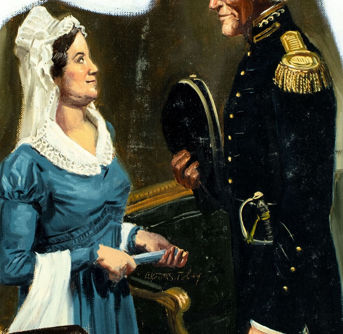 Alton Tobey (CT,1914-2005) oil painting - 5