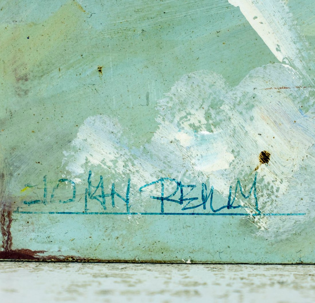 John Reilly (NY,NJ,1942-2021) oil painting - 4