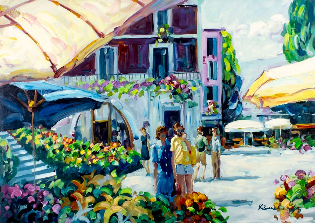 Lisandro Baylon (Argentina,US,b 1951) oil painting (1 of 13)