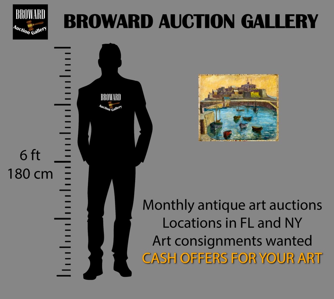 Hildegarde Hamilton (FL,VA,1898-1970) oil painting - 2