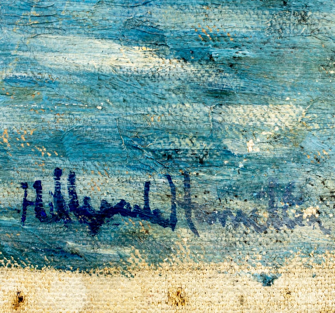 Hildegarde Hamilton (FL,VA,1898-1970) oil painting - 4