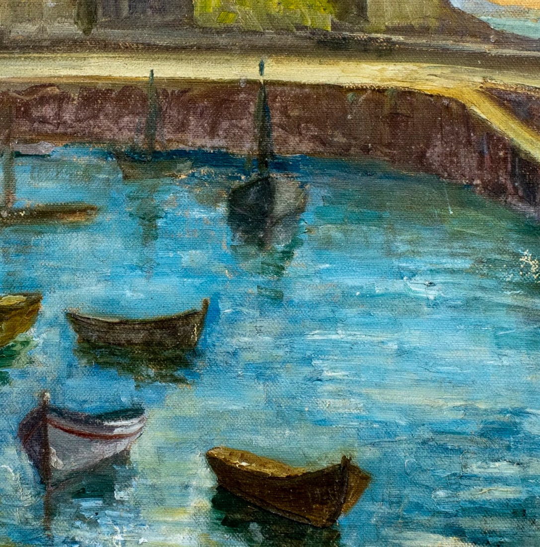 Hildegarde Hamilton (FL,VA,1898-1970) oil painting - 7