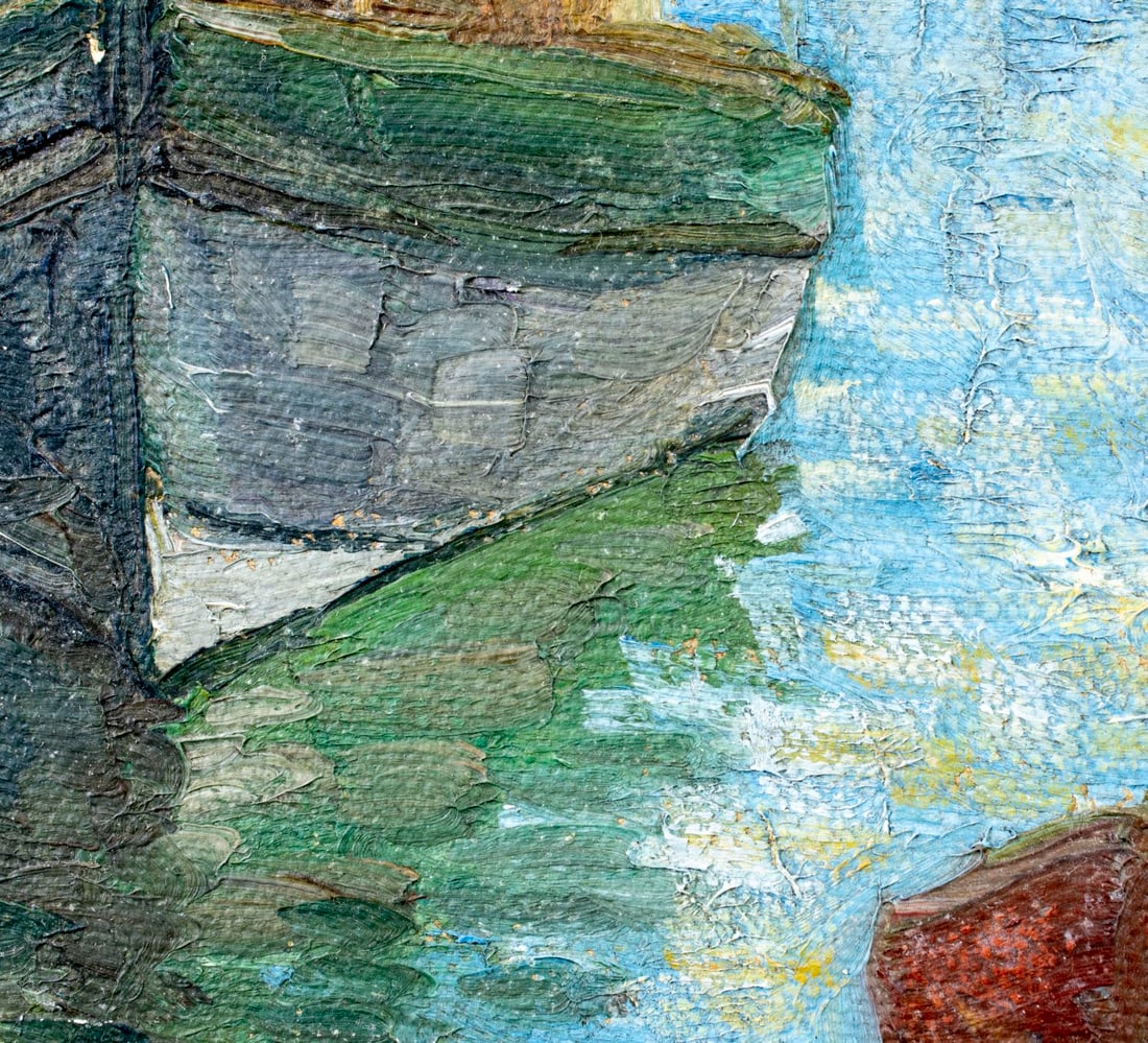 Hildegarde Hamilton (FL,VA,1898-1970) oil painting - 8