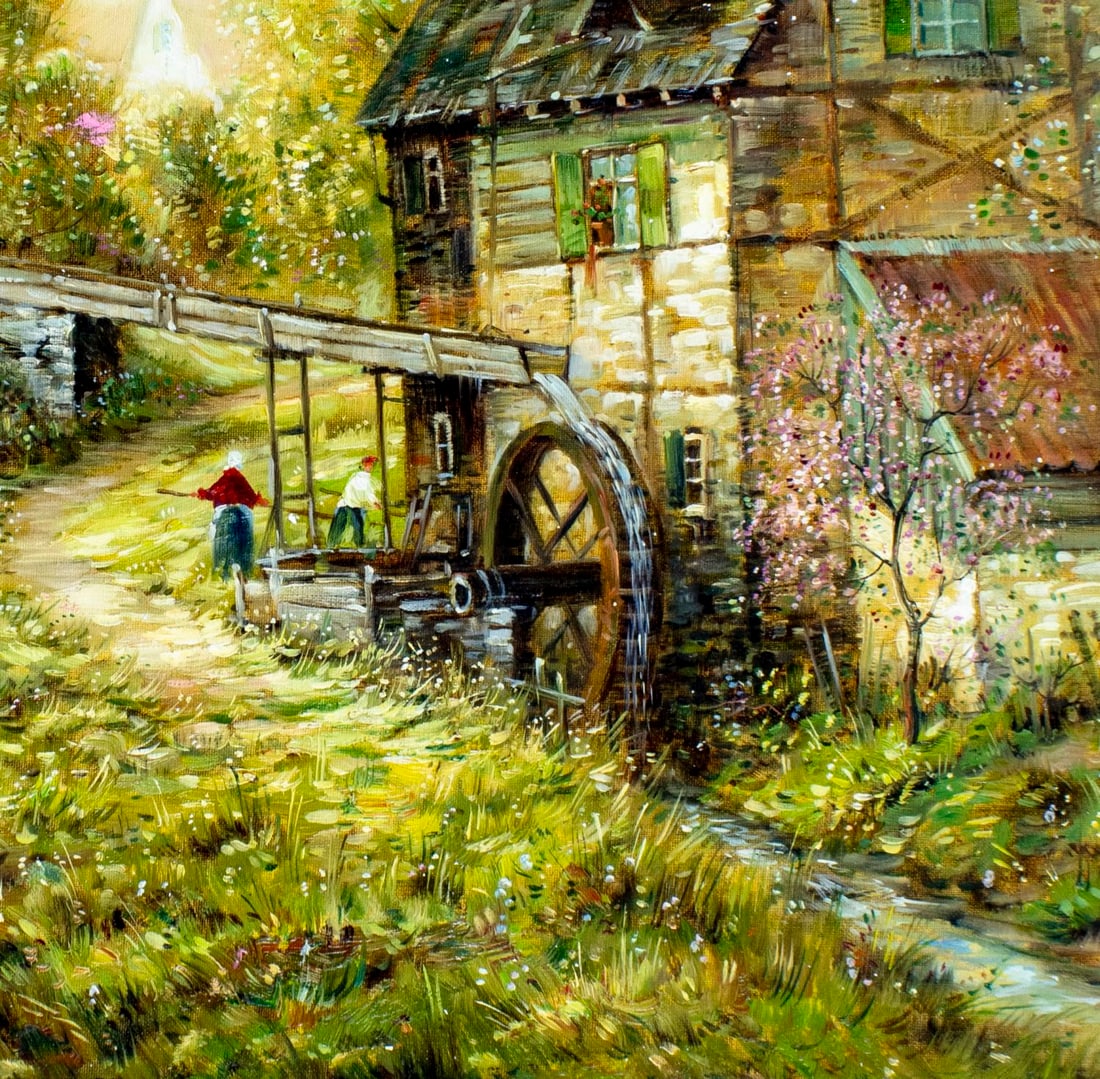 F Berthy (Europe,20C) oil painting - 6