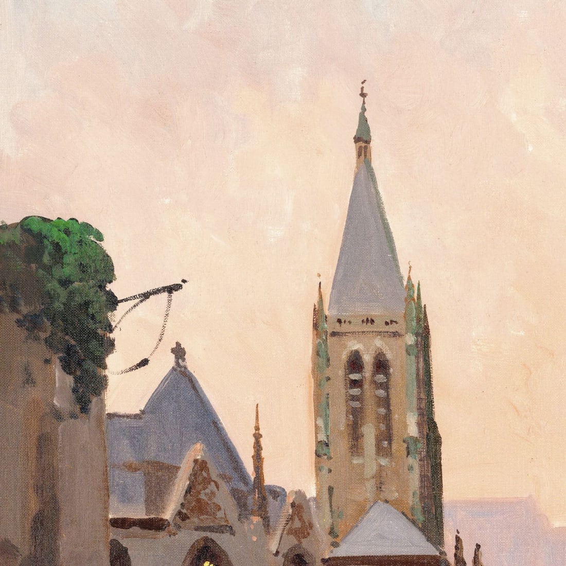 Henri Alexis Schaeffer (France,1900-1975) oil painting - 7