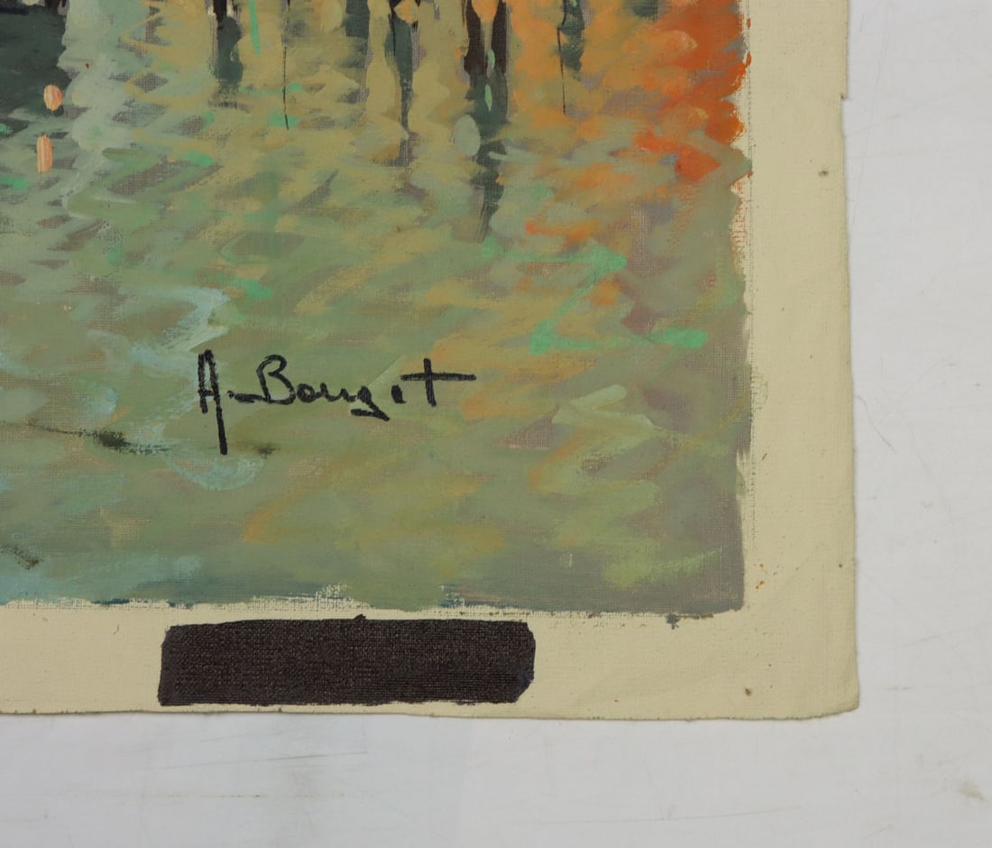 A Bouget (France,20C) oil painting - 10