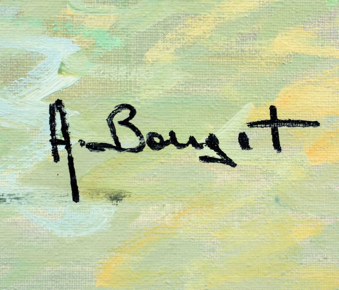 A Bouget (France,20C) oil painting - 4