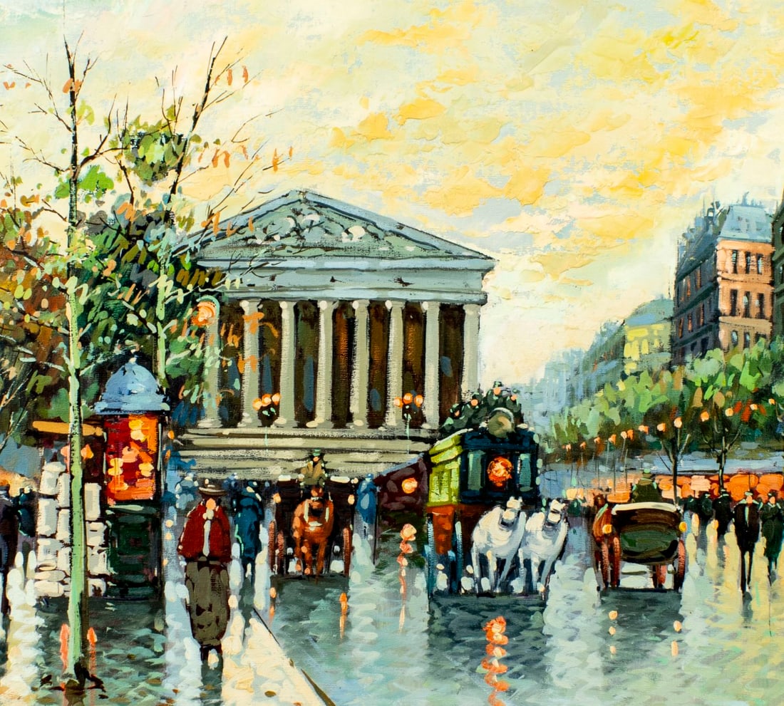 A Bouget (France,20C) oil painting - 5