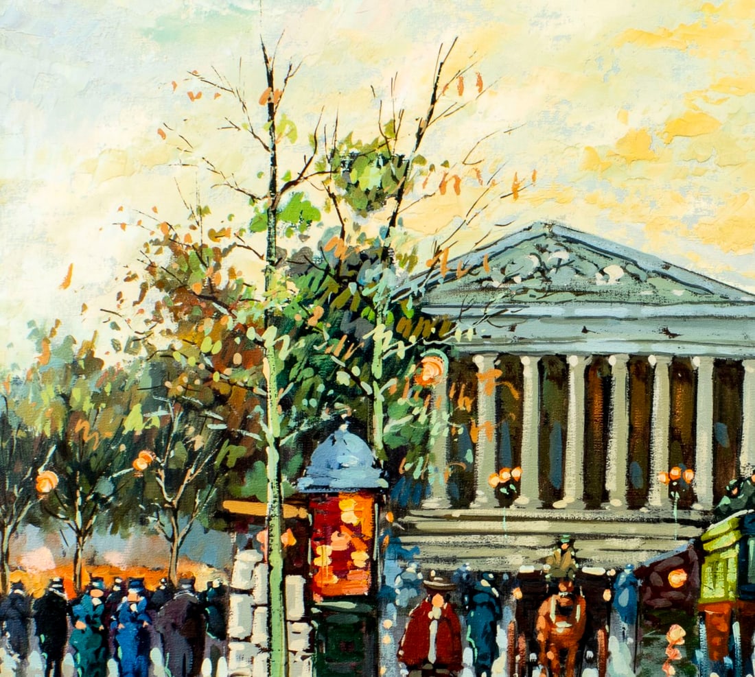 A Bouget (France,20C) oil painting - 6